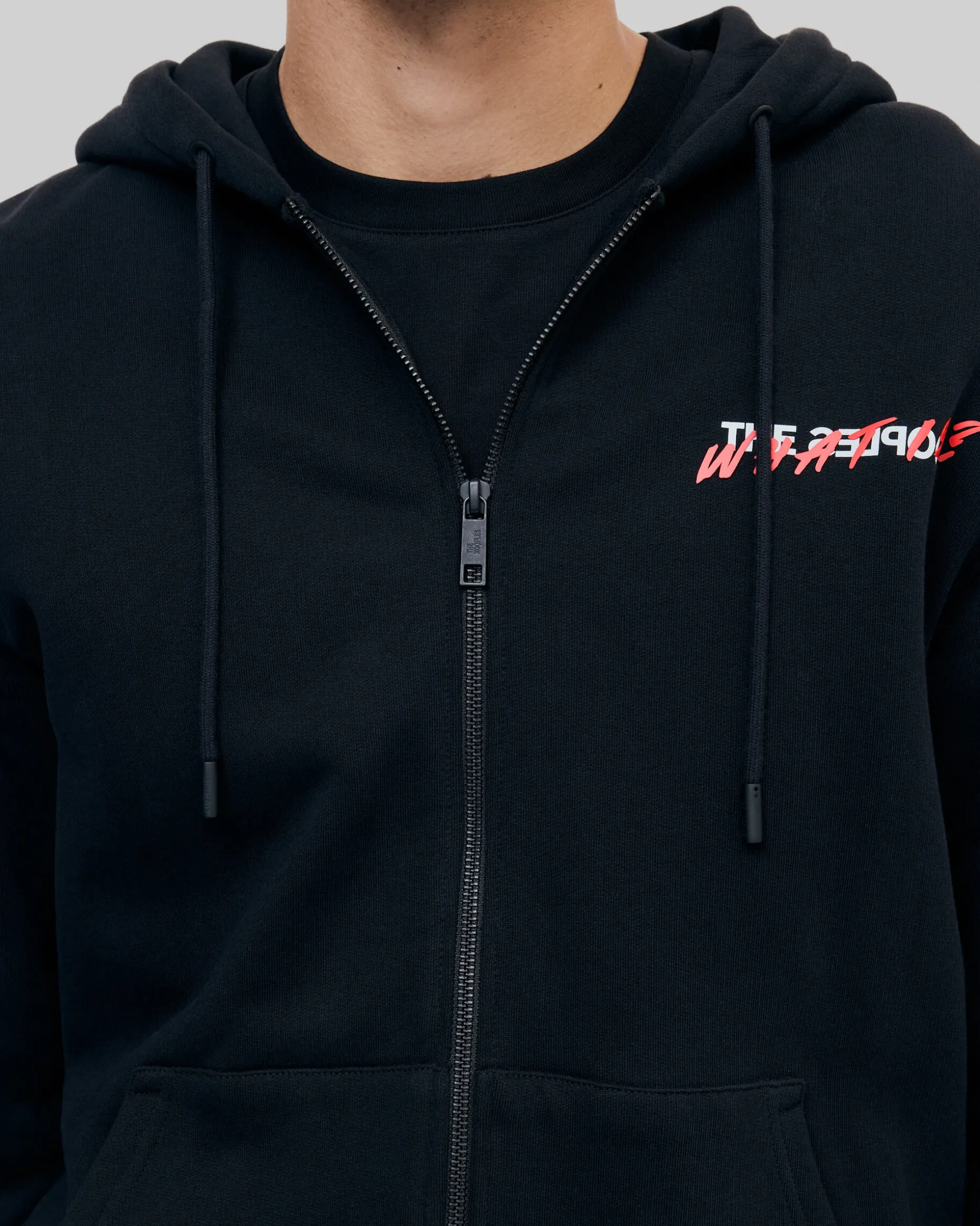 Sweatshirt zippé àcapuche What Is noir