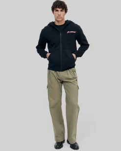 Sweatshirt zippé àcapuche What Is noir