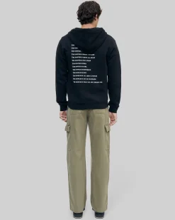 Sweatshirt zippé àcapuche What Is noir