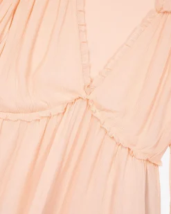 Top avec volants pêche