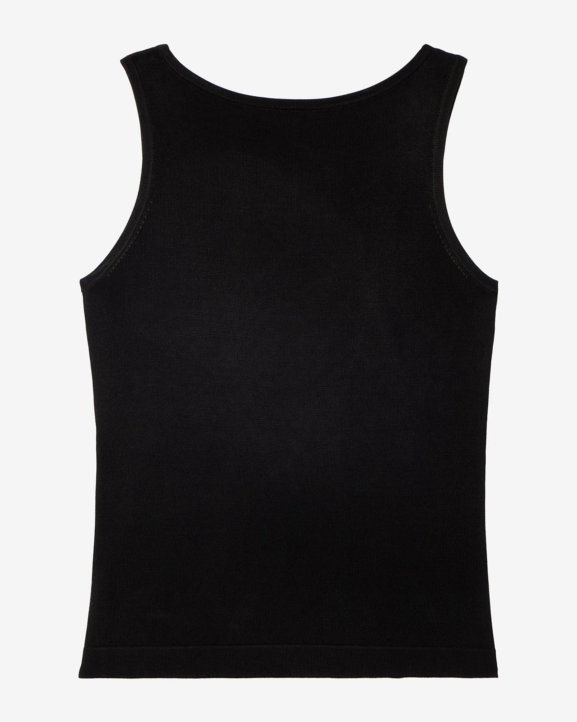 Top en maille avec chaînes noir