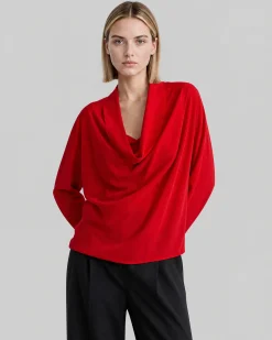 Top manches longues rouge