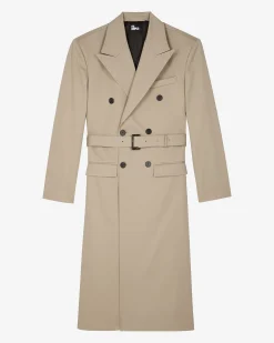Trench long beige