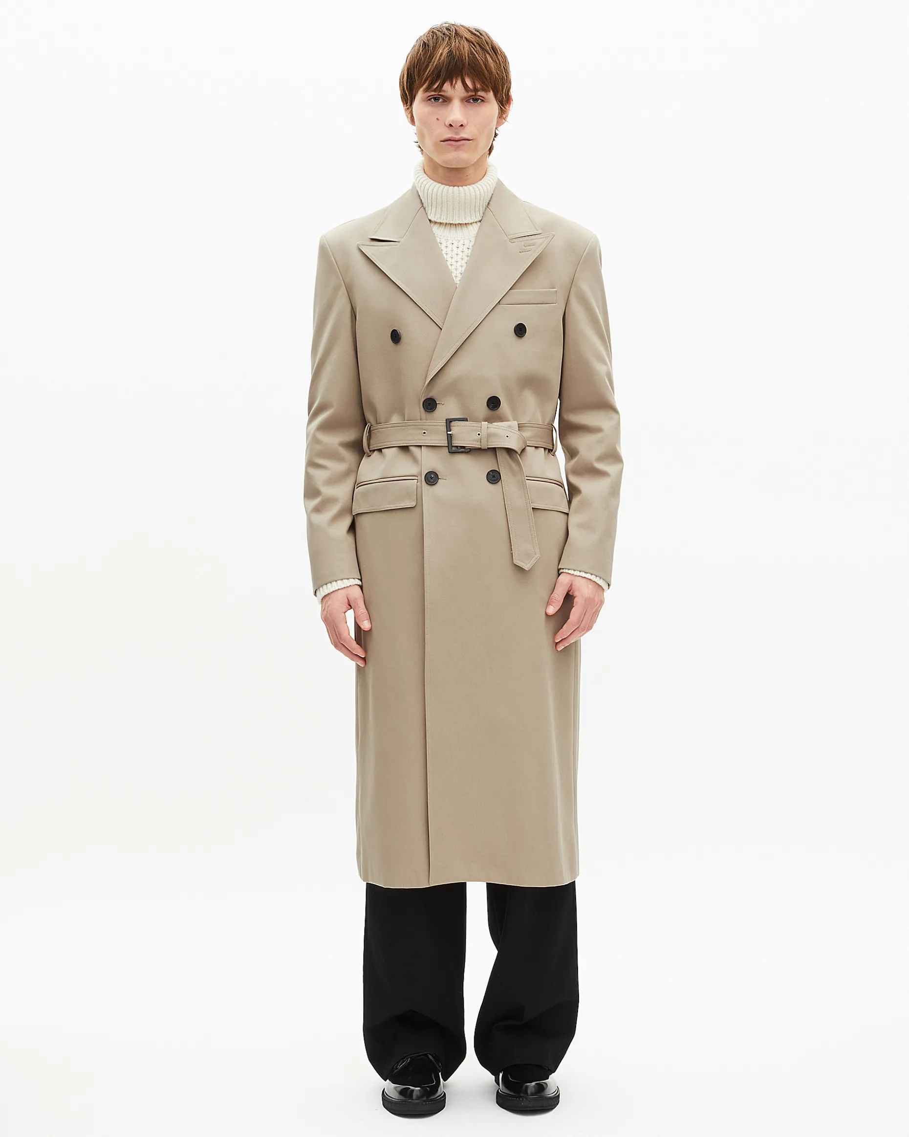Trench long beige