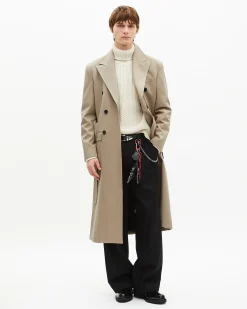 Trench long beige