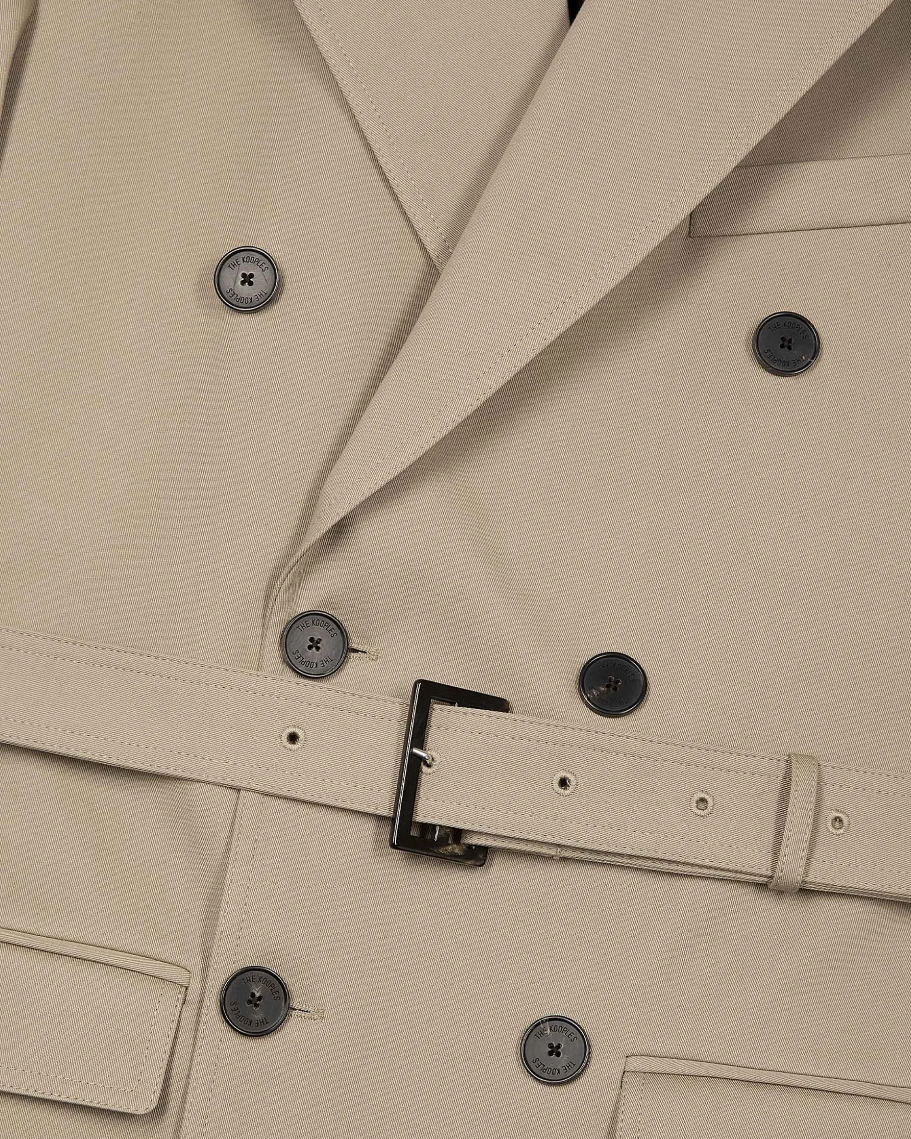 Trench long beige
