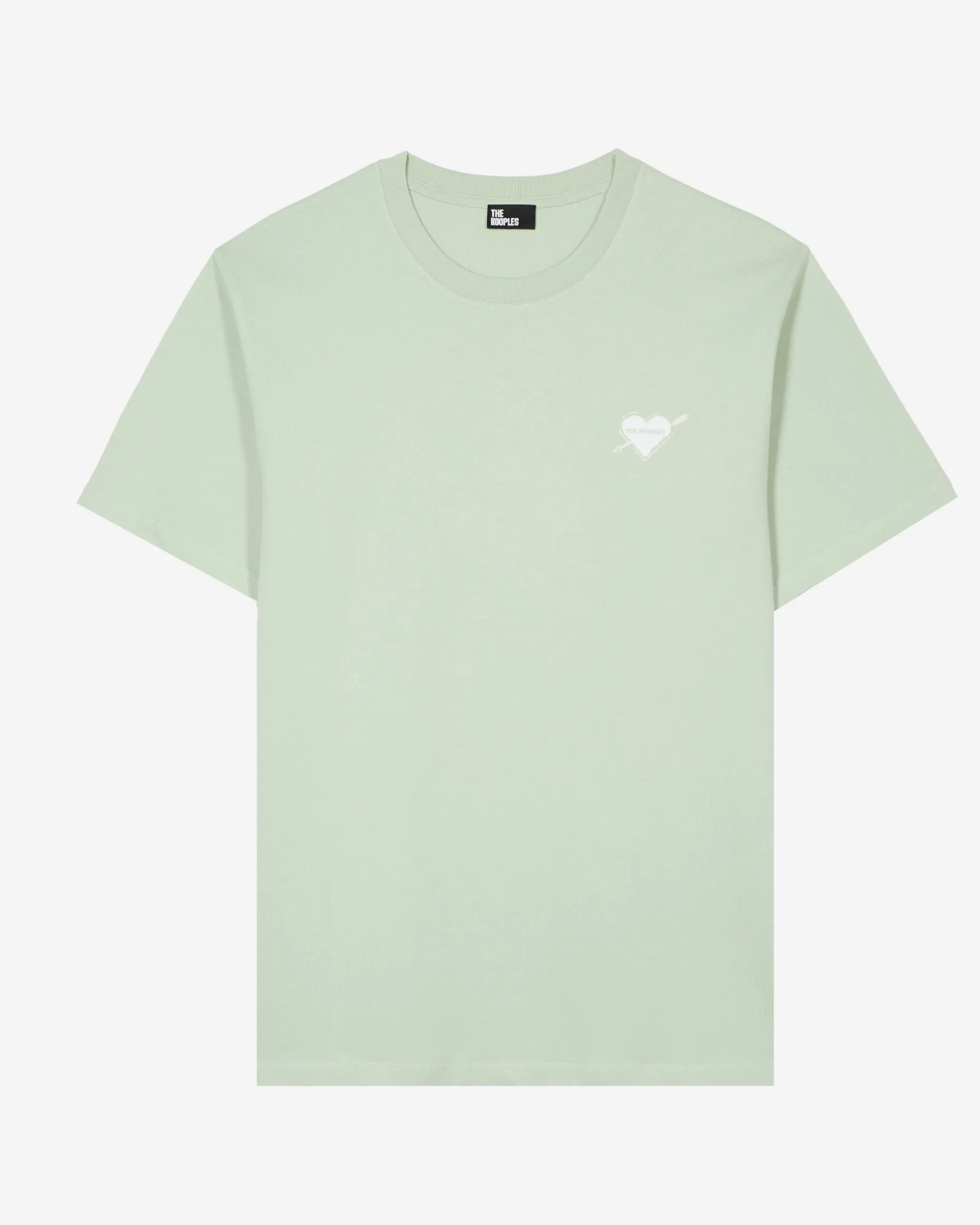 T-shirt avec flocage coeur vert