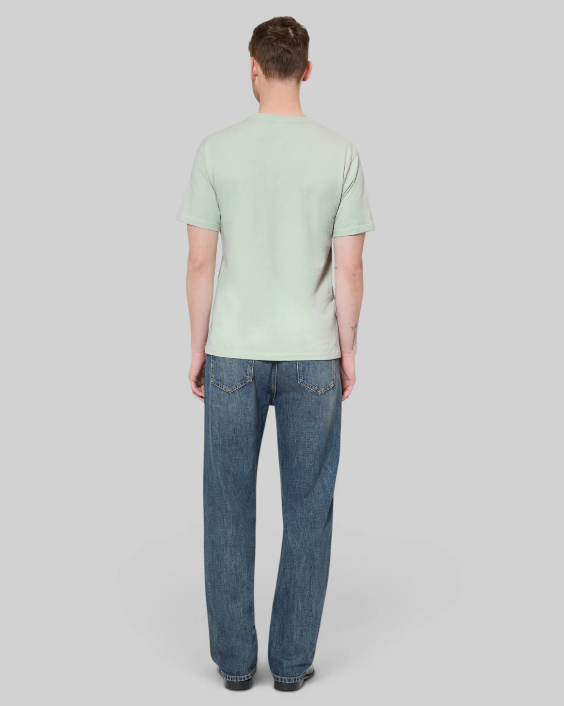 T-shirt avec flocage coeur vert