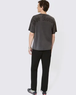 T-shirt avec logo au dos noir