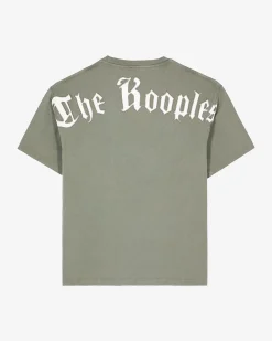T-shirt avec logo au dos vert