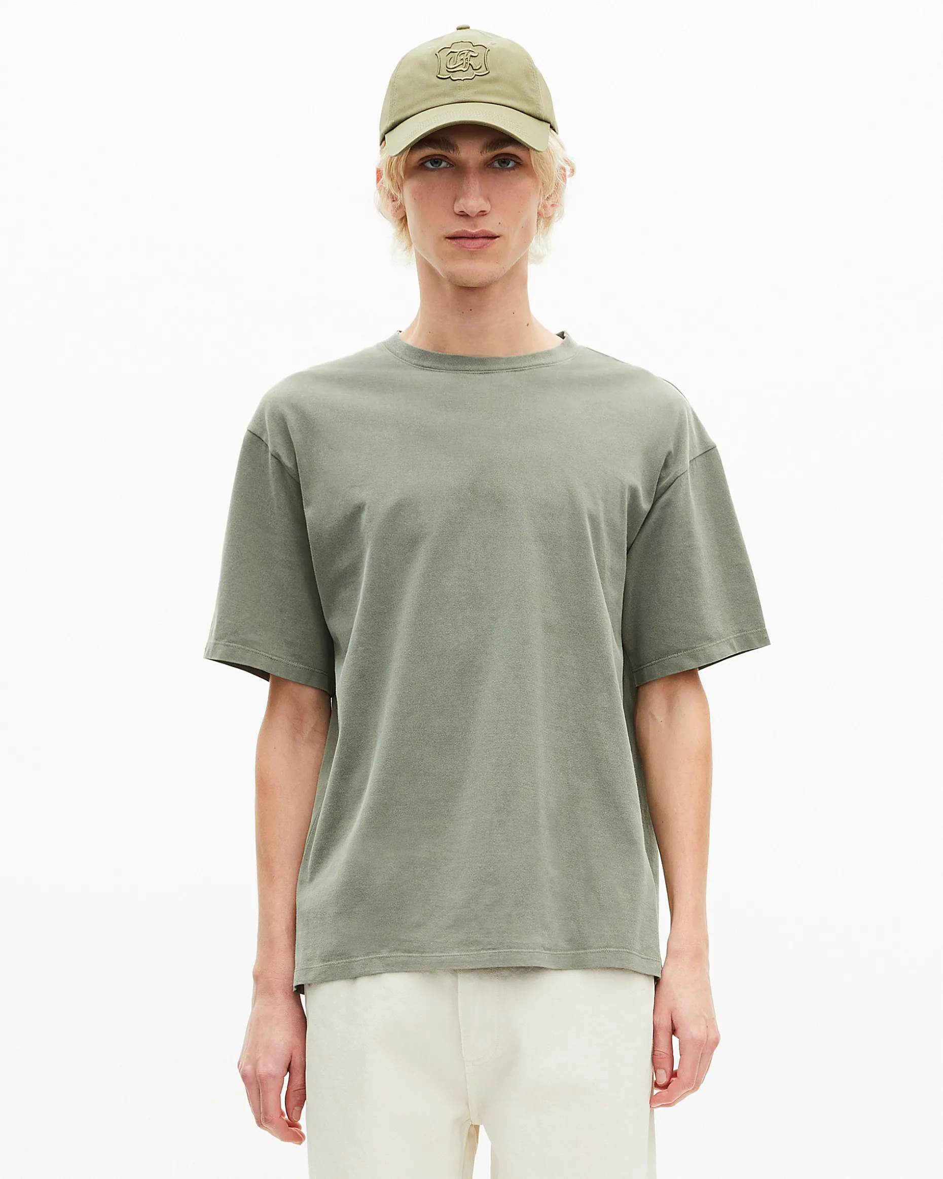T-shirt avec logo au dos vert