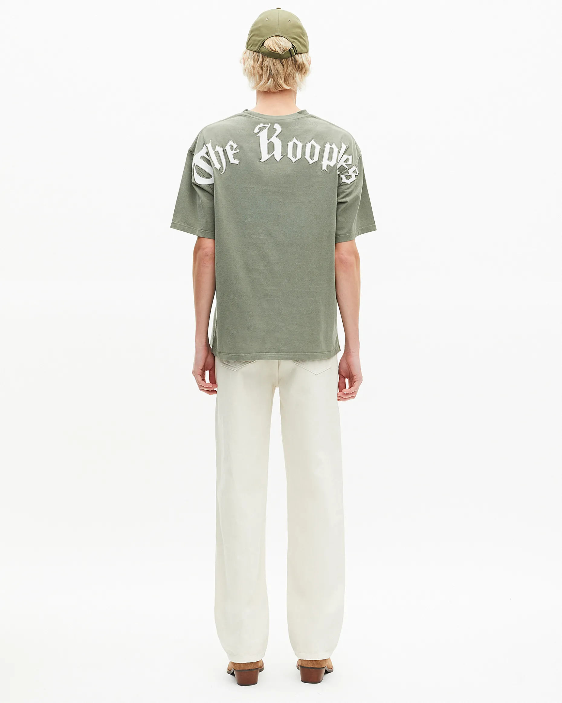 T-shirt avec logo au dos vert