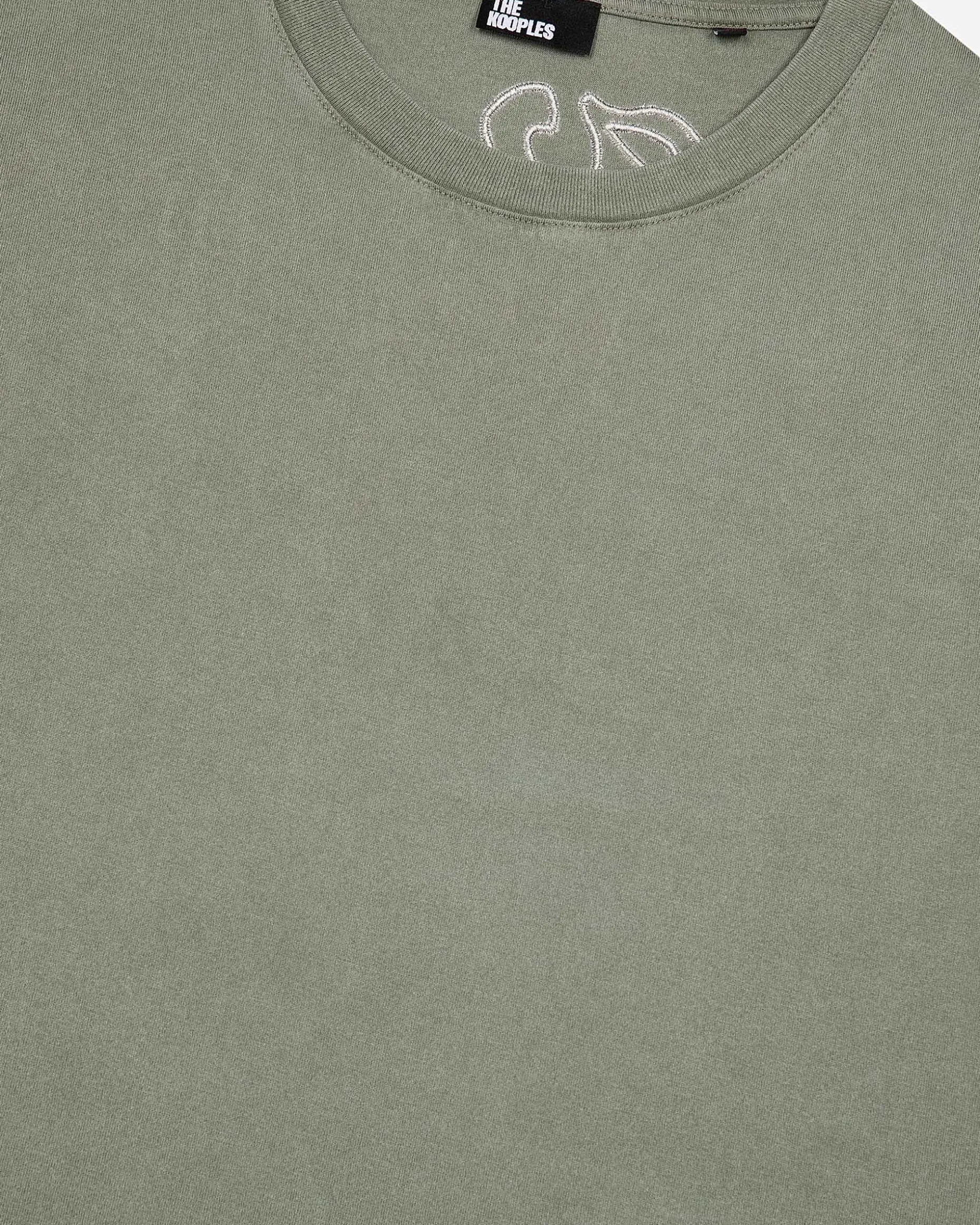 T-shirt avec logo au dos vert