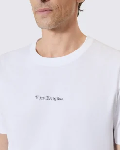 T-shirt avec logo détouré blanc