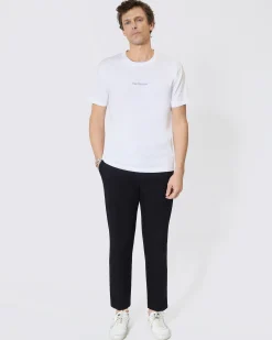 T-shirt avec logo détouré blanc
