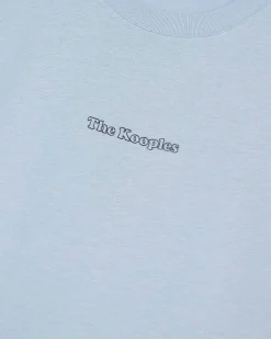 T-shirt avec logo détouré bleu