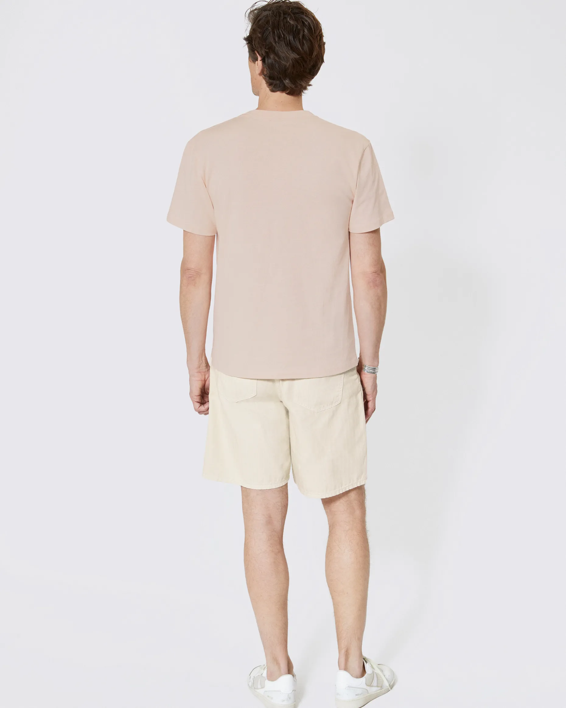T-shirt avec logo détouré rose