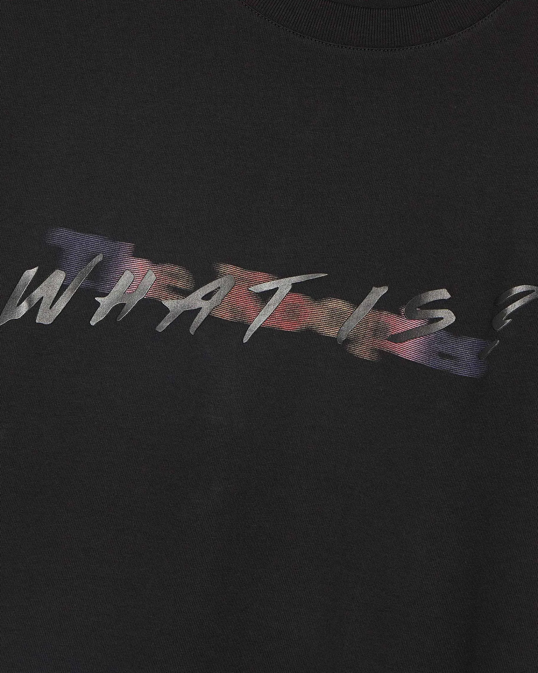 T-shirt avec logo multicolore noir