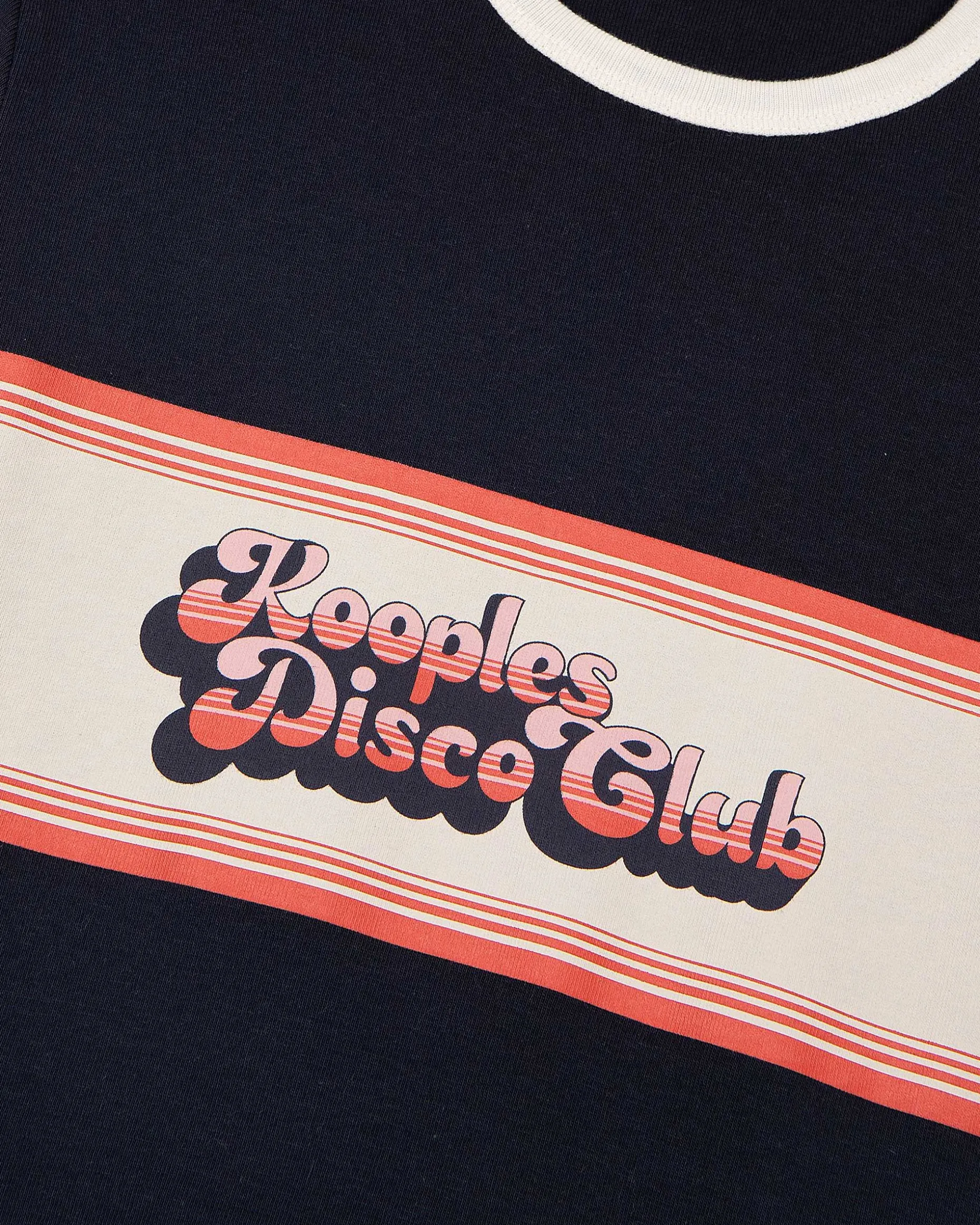 T-shirt avec sérigraphie marine