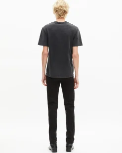 T-shirt avec sérigraphie Panthère noir