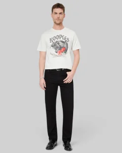 T-shirt avec sérigraphie Panthère beige
