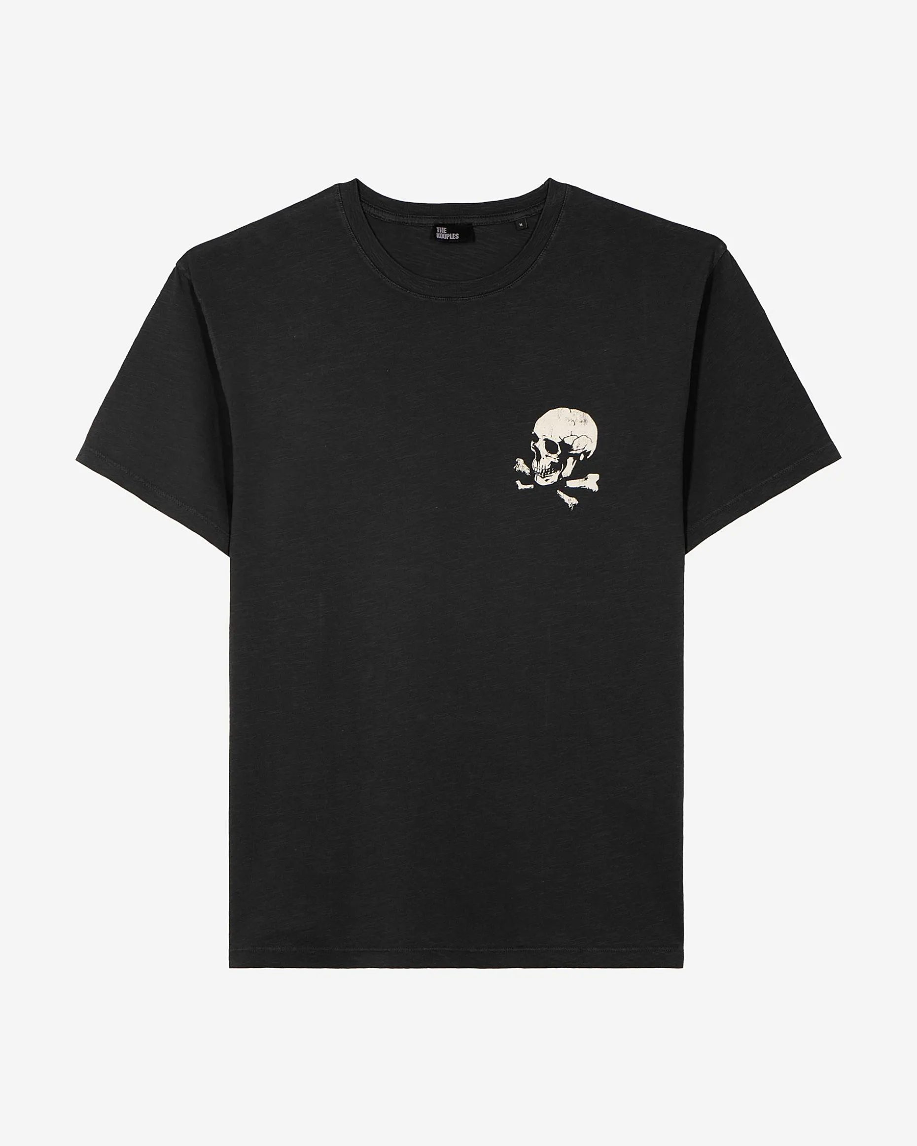 T-shirt avec sérigraphie Skull noir