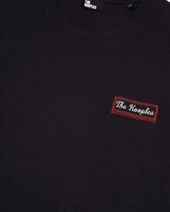 T-shirt avec sérigraphie Via Prony marine