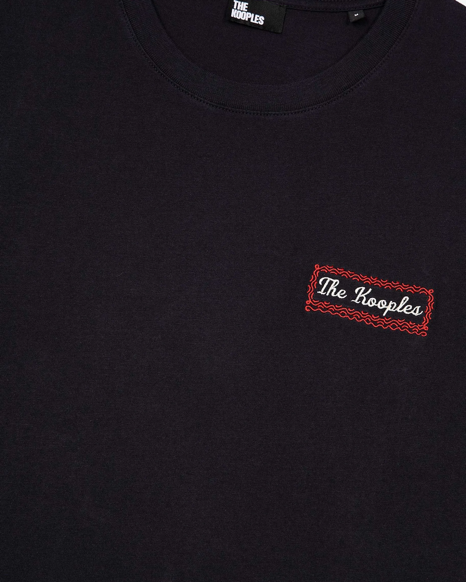 T-shirt avec sérigraphie Via Prony marine