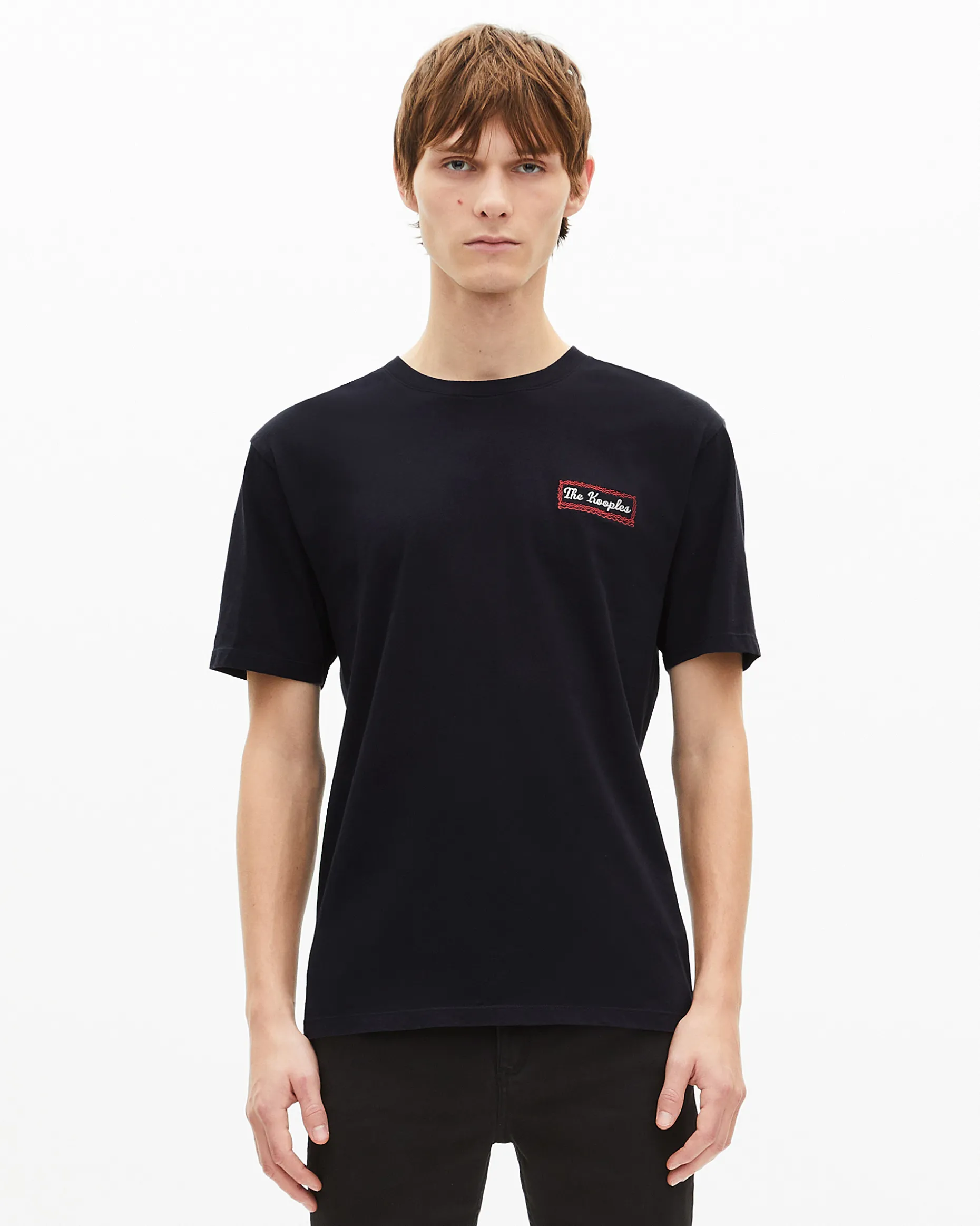T-shirt avec sérigraphie Via Prony marine