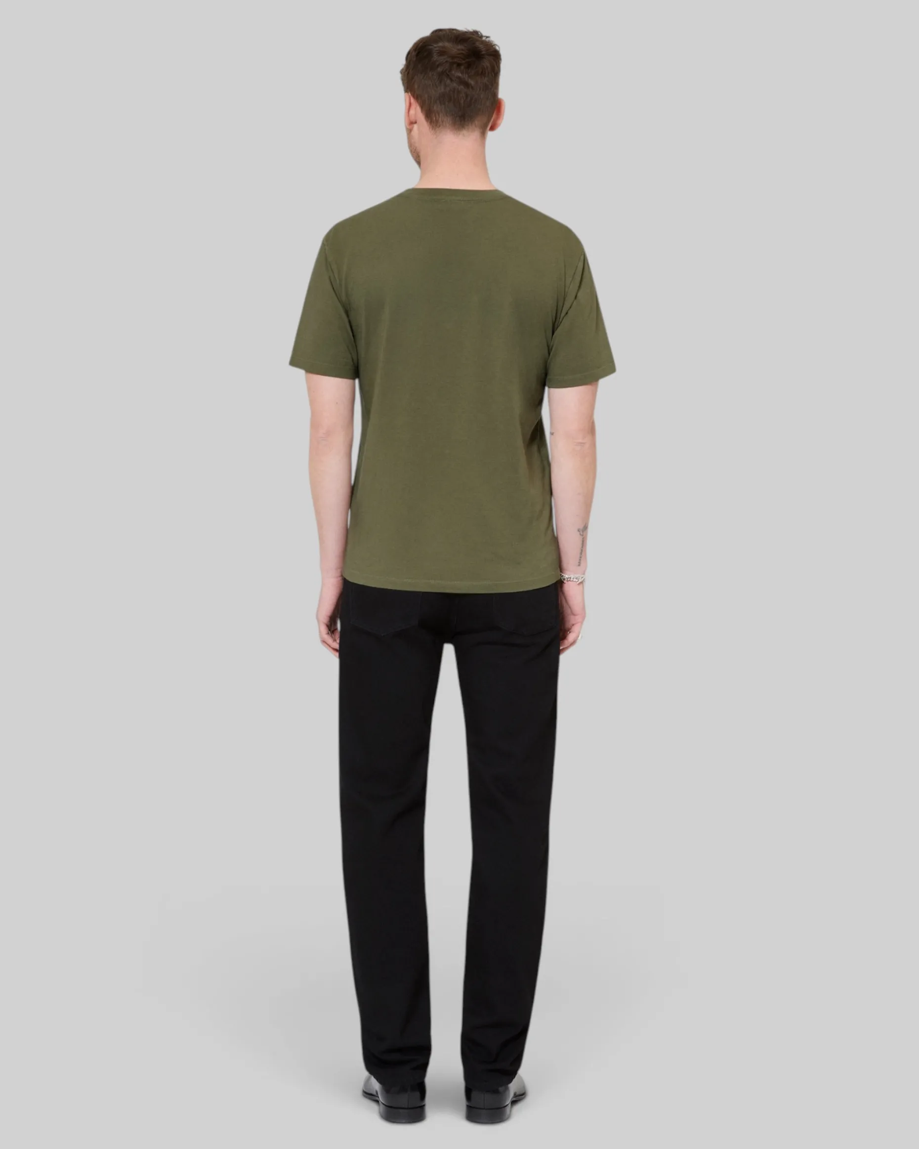 T-shirt à blason kaki