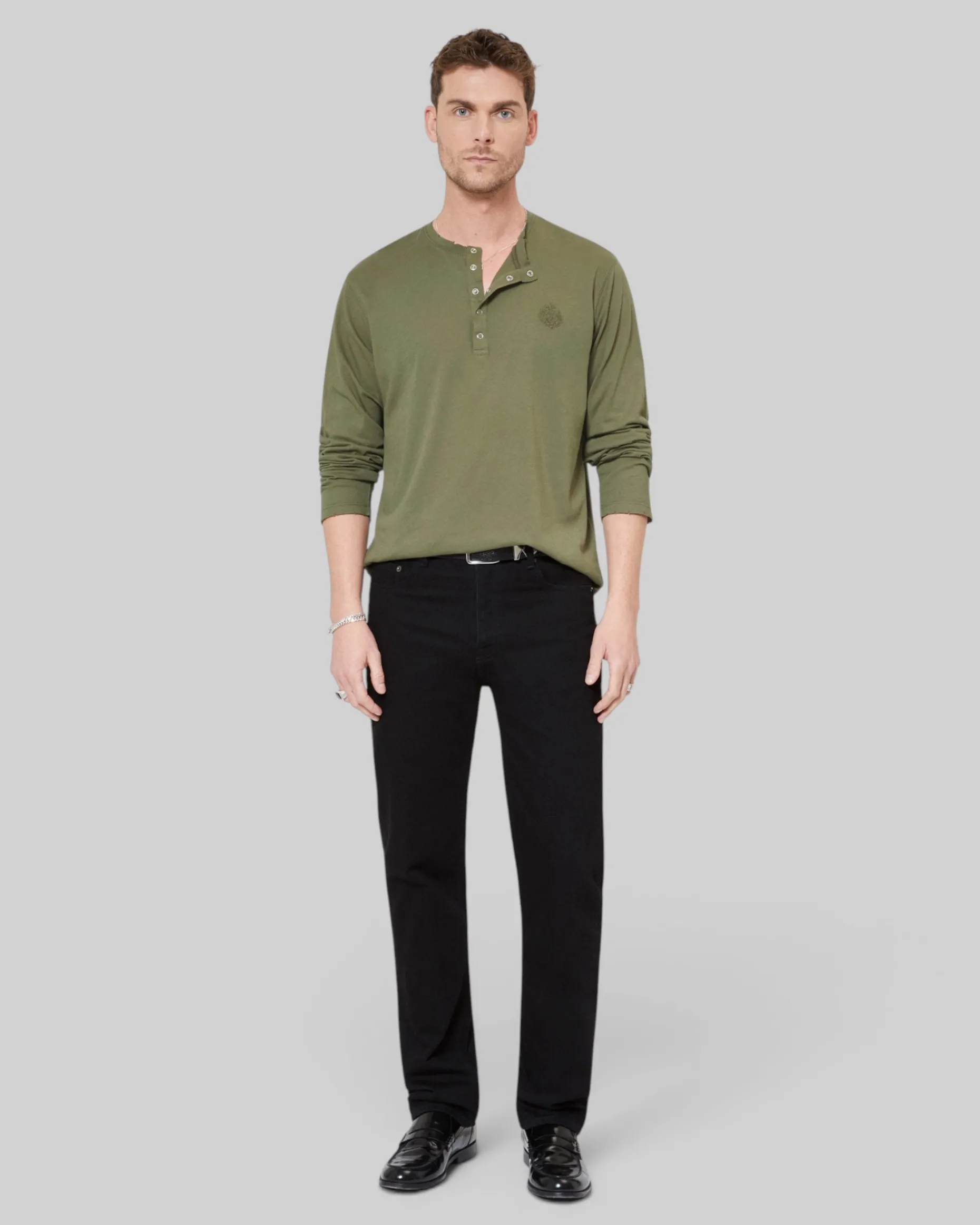 T-shirt manches longues vert