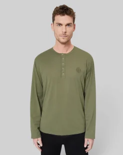 T-shirt manches longues vert