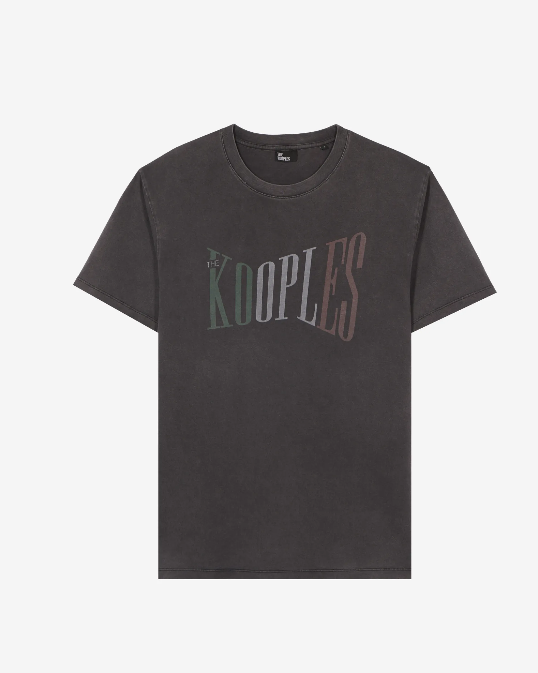 T-shirt oversize avec sérigraphie noir délavé