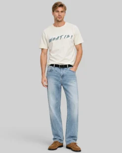 T-shirt patch denim What Is beige