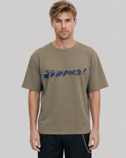 T-shirt patch denim What is kaki