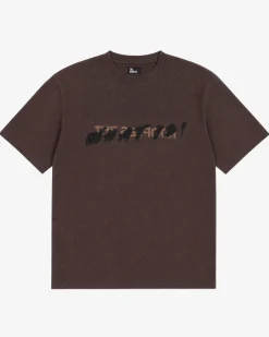 T-shirt patch denim What is marron