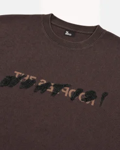 T-shirt patch denim What is marron