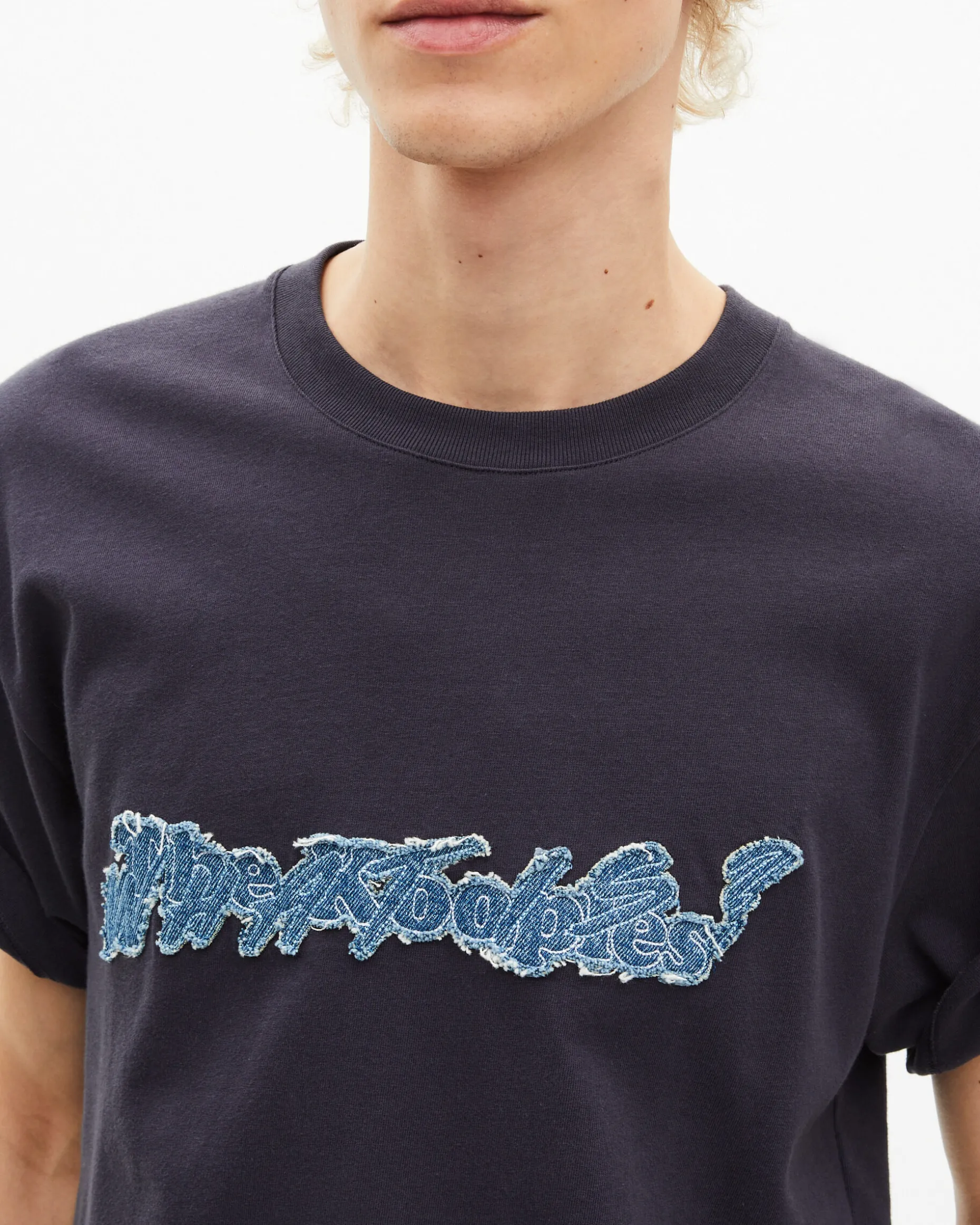 T-shirt patch denim What Is marine