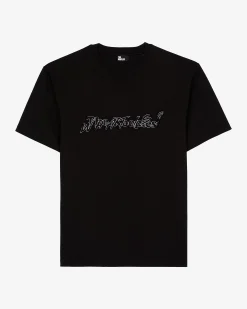 T-shirt patch denim What Is noir