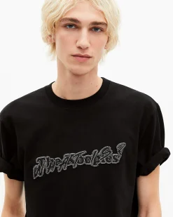 T-shirt patch denim What Is noir