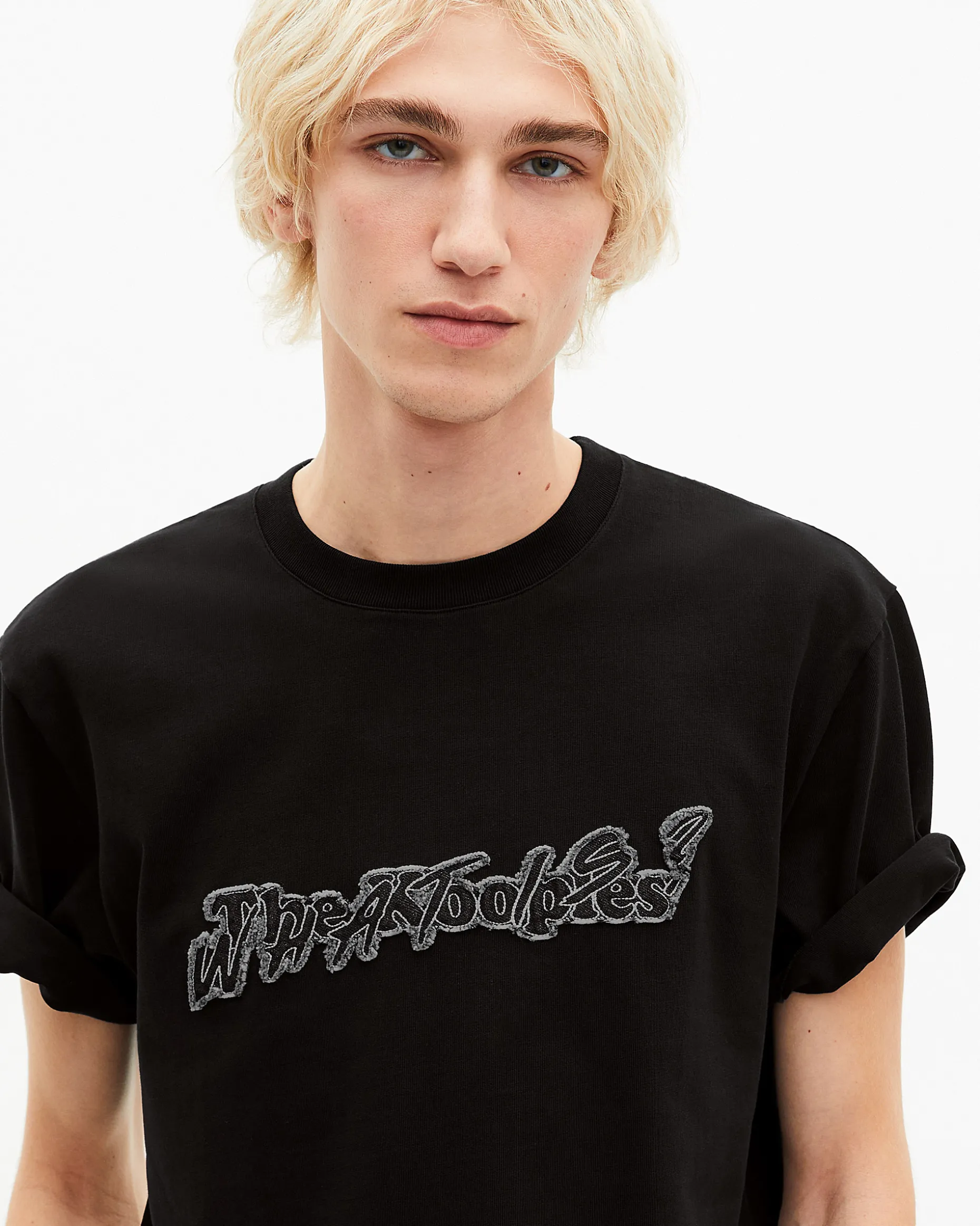 T-shirt patch denim What Is noir