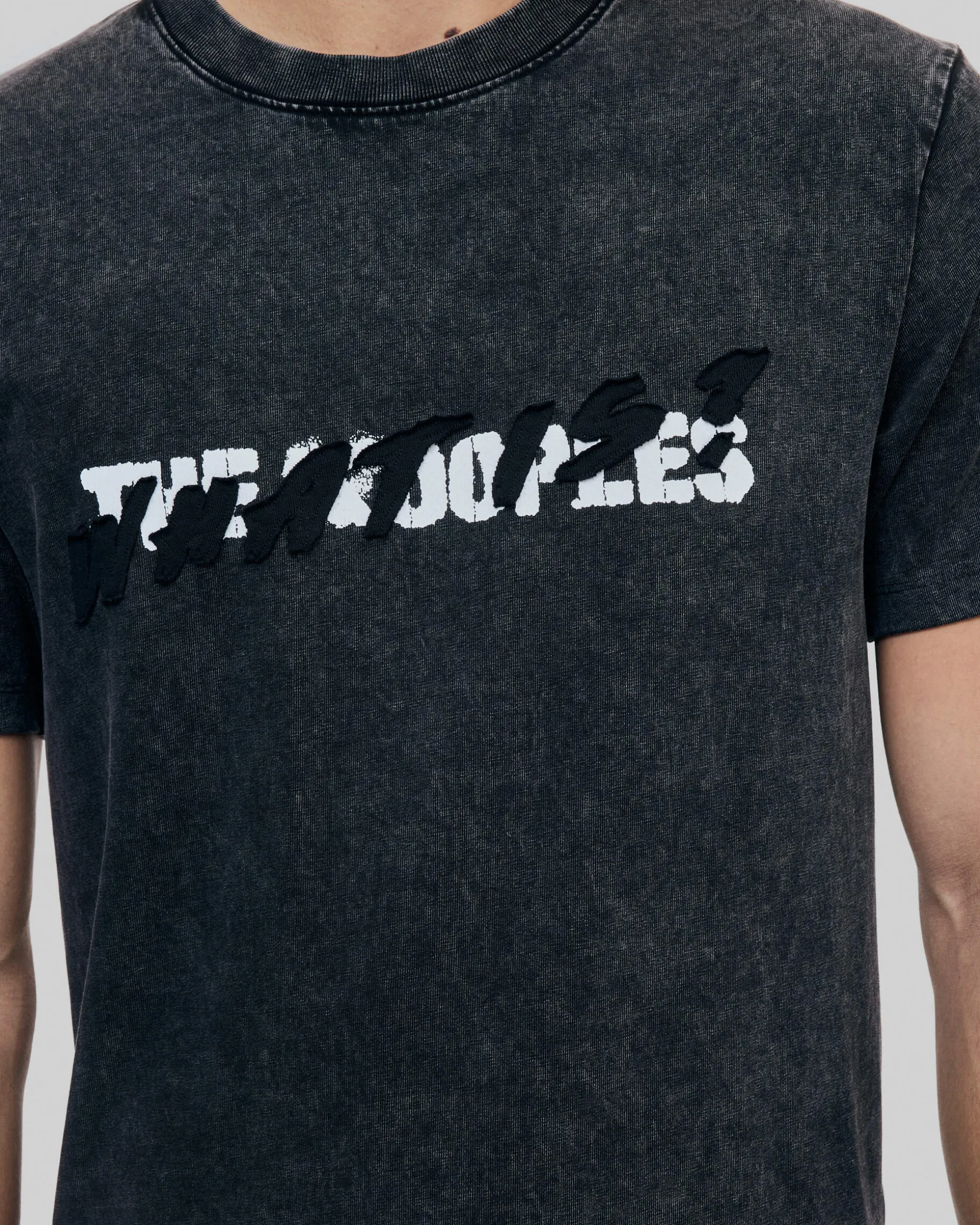 T-shirt patch denim What Is noir