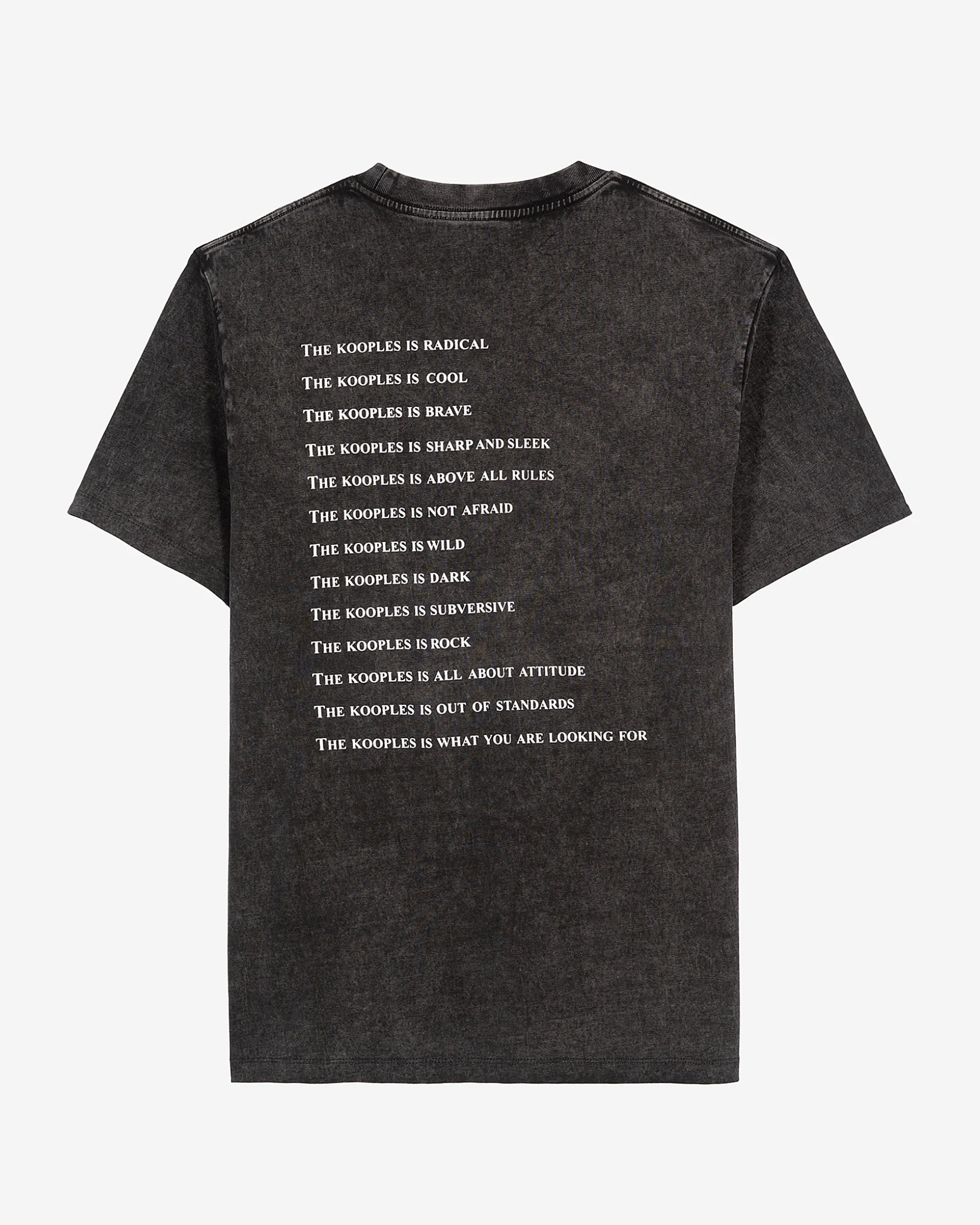 T-shirt patch denim What Is noir