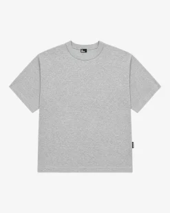 T-shirt uni gris chiné