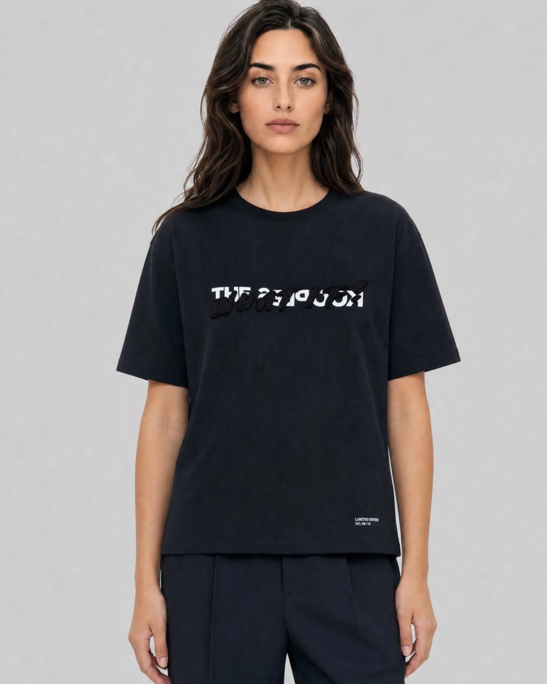T-shirt What If noir mixte