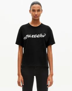 T-shirt What is avec perles noir