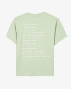 T-shirt What Is avec strass vert