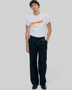 T-shirt What Is fluo blanc