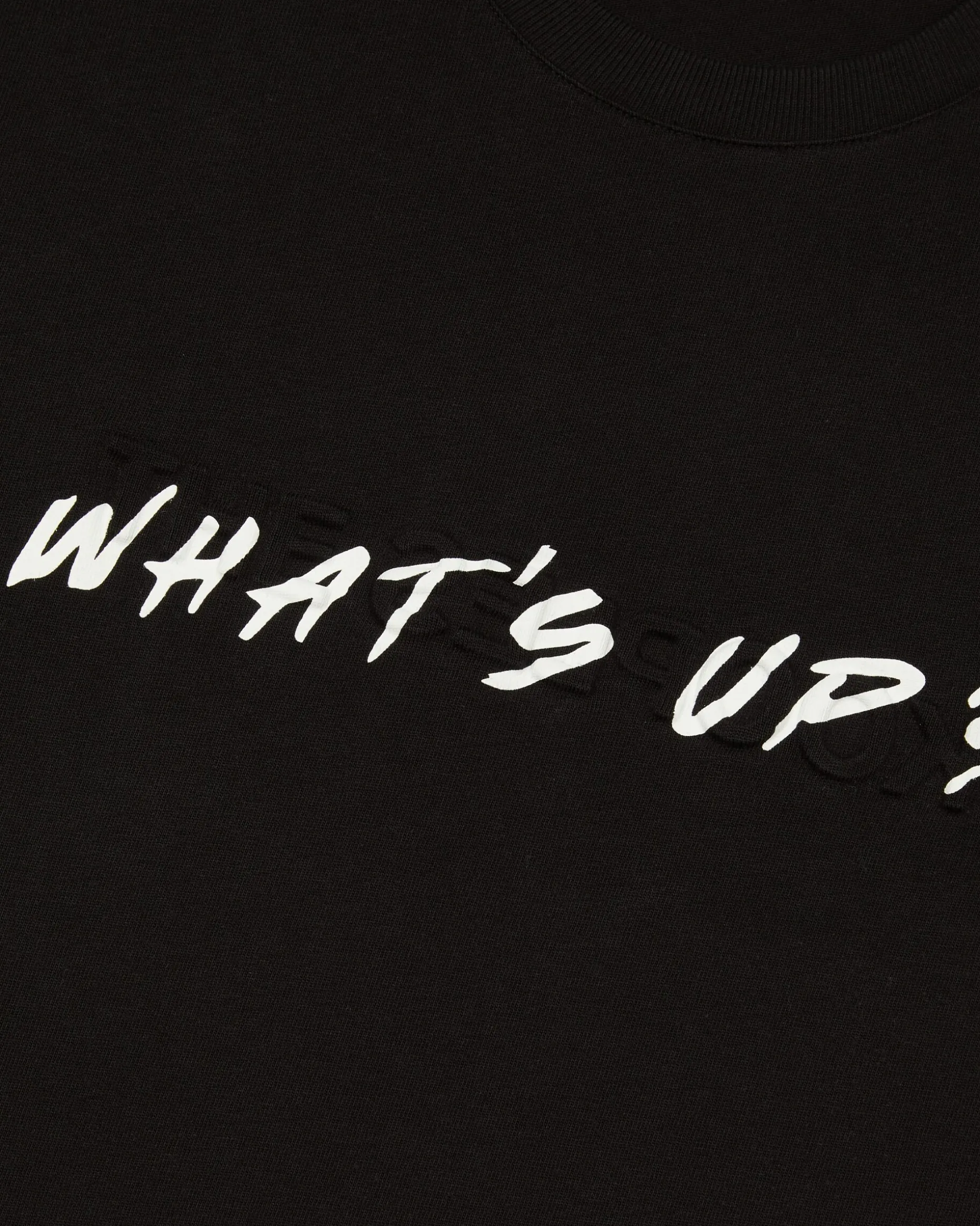 T-shirt What's Up noir mixte