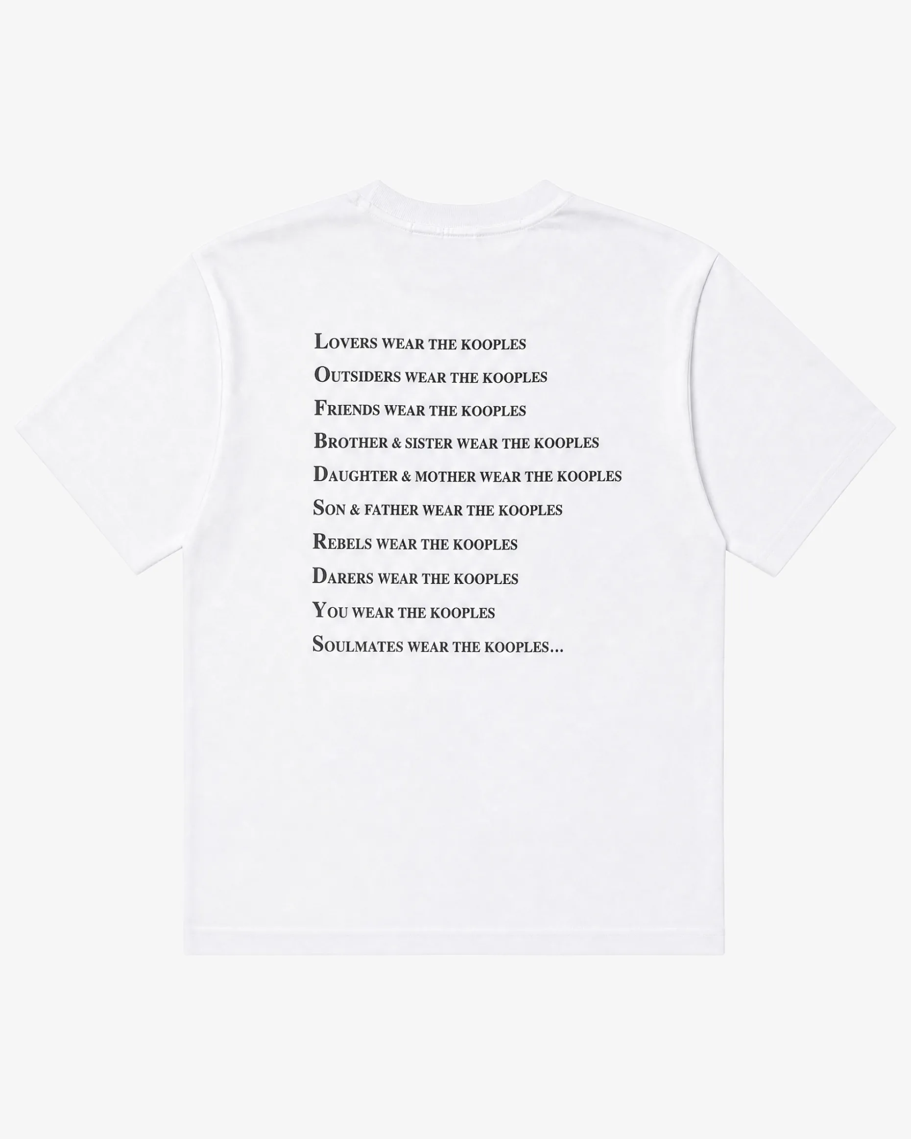 T-shirt Who Wears blanc mixte